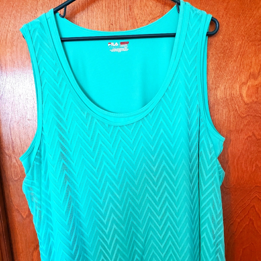 Fila Sport Double Layer Tank Top Plus Size 2X
